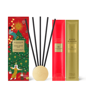 Glasshouse Fragrances Scent Scene Duo, Night Before Christmas & Kyoto in Bloom