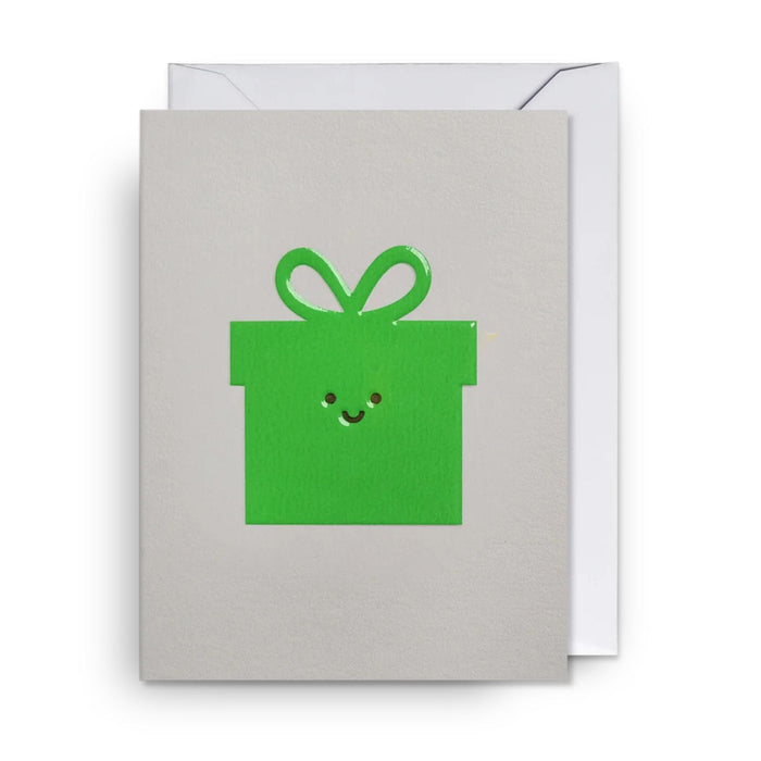 Green Present Mini Card
