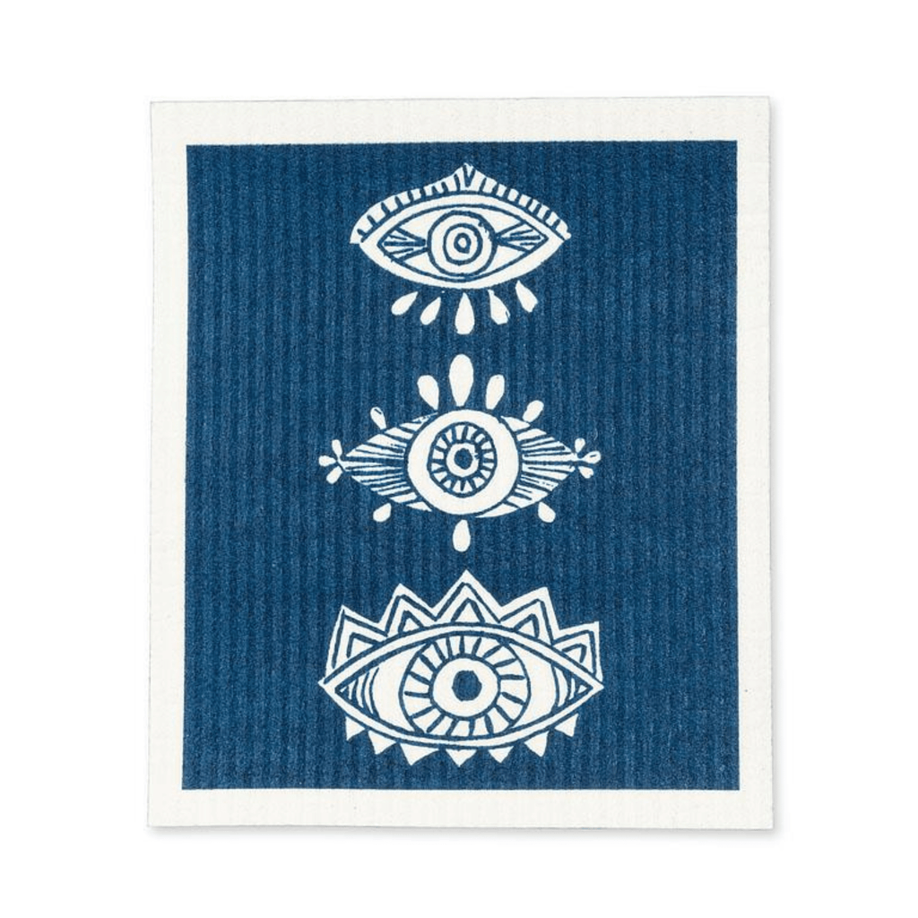 Hamsa Hand Swedish Dish Cloth, Set of 2