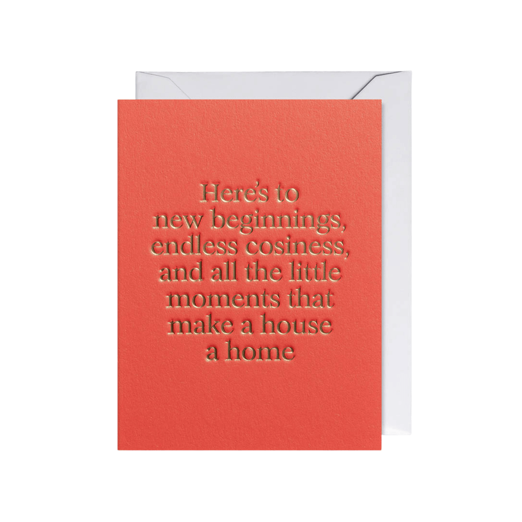 Here's to New Beginnings Mini Card