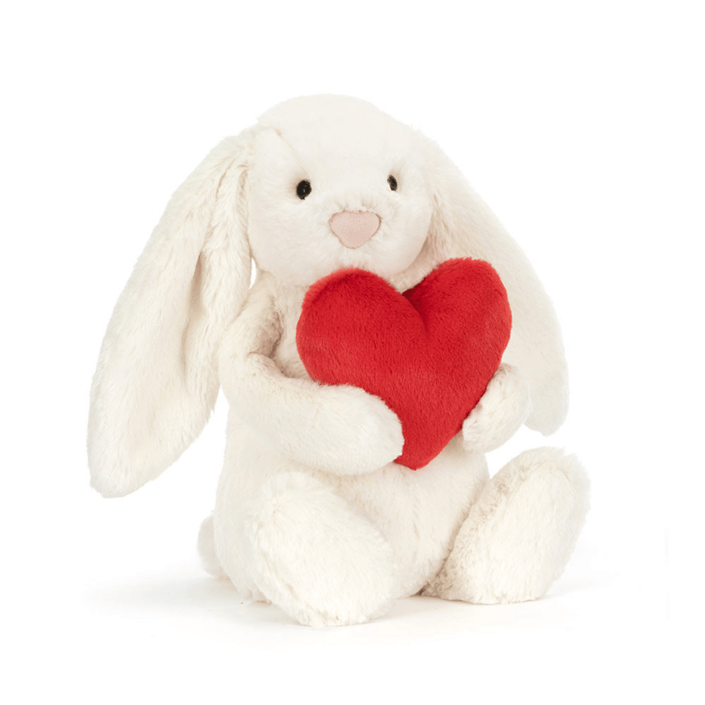 Jellycat Bashful Bunny with Heart