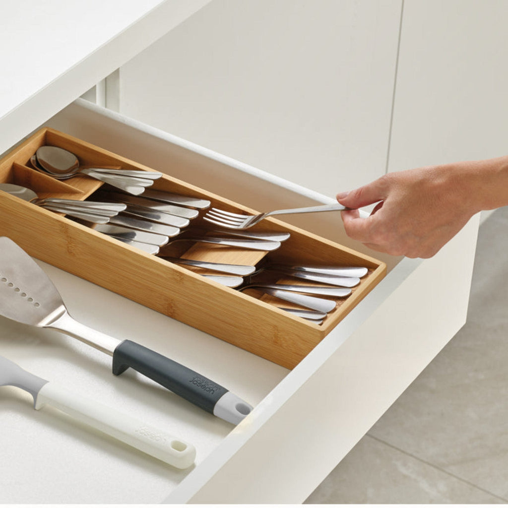 Joseph Joseph DrawerStore™ Bamboo Compact Cutlery Organizer