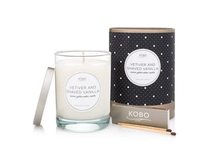 KOBO Coterie Candle, Vetiver & Shaved Vanilla