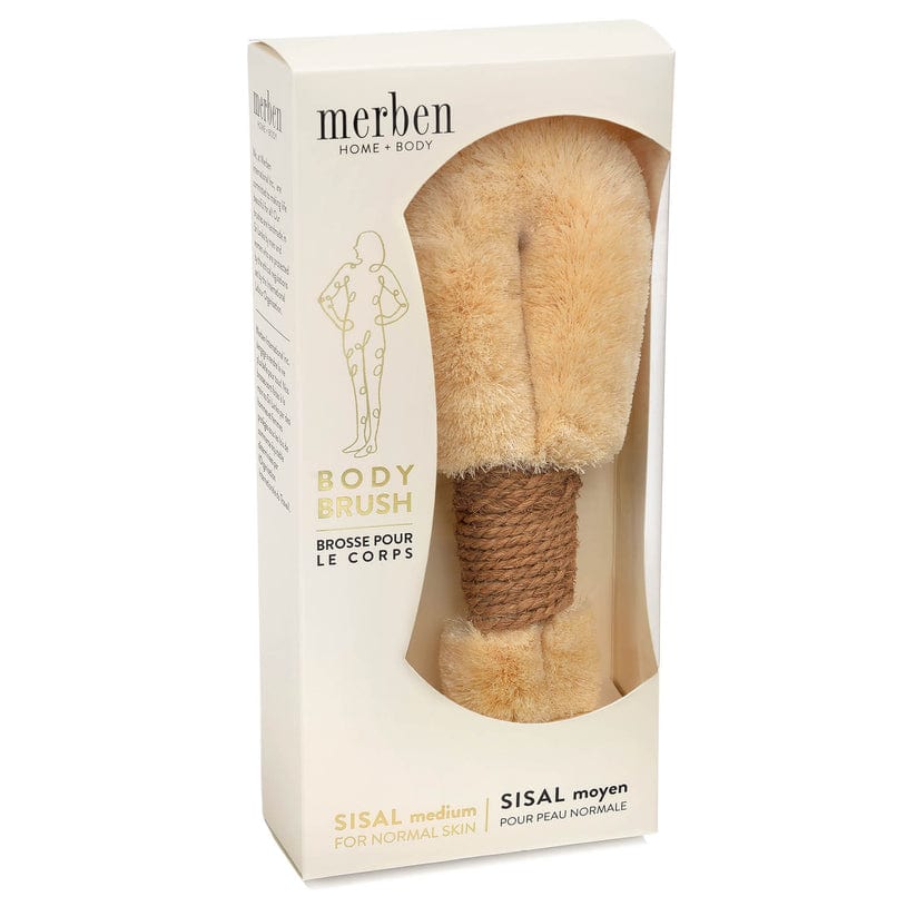 Merben Handle Body Brush Sisal Brush