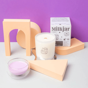 Milk Jar Candle, Aurora
