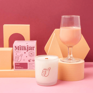 Milk Jar Candle, Dandy