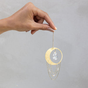 Scout Mini Suncatcher, Crescent Moon|Balance