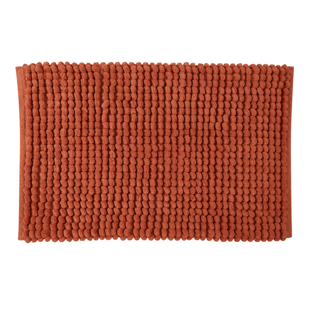 Moda at Home Bath Mat, Chunky Puff Terracotta