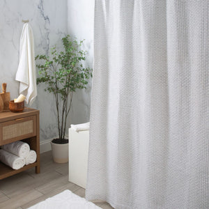 Moda at Home Shower Curtain, Honeycomb