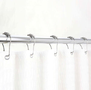 Moda at Home Shower Curtain Hooks, Roller Ring