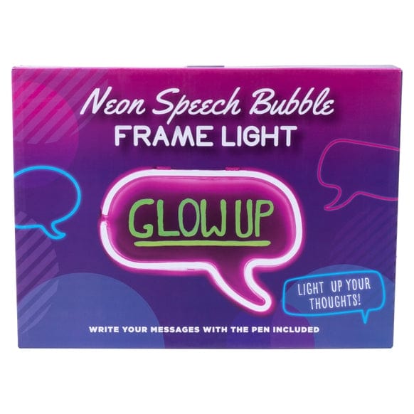 Neon Speech Bubble Light