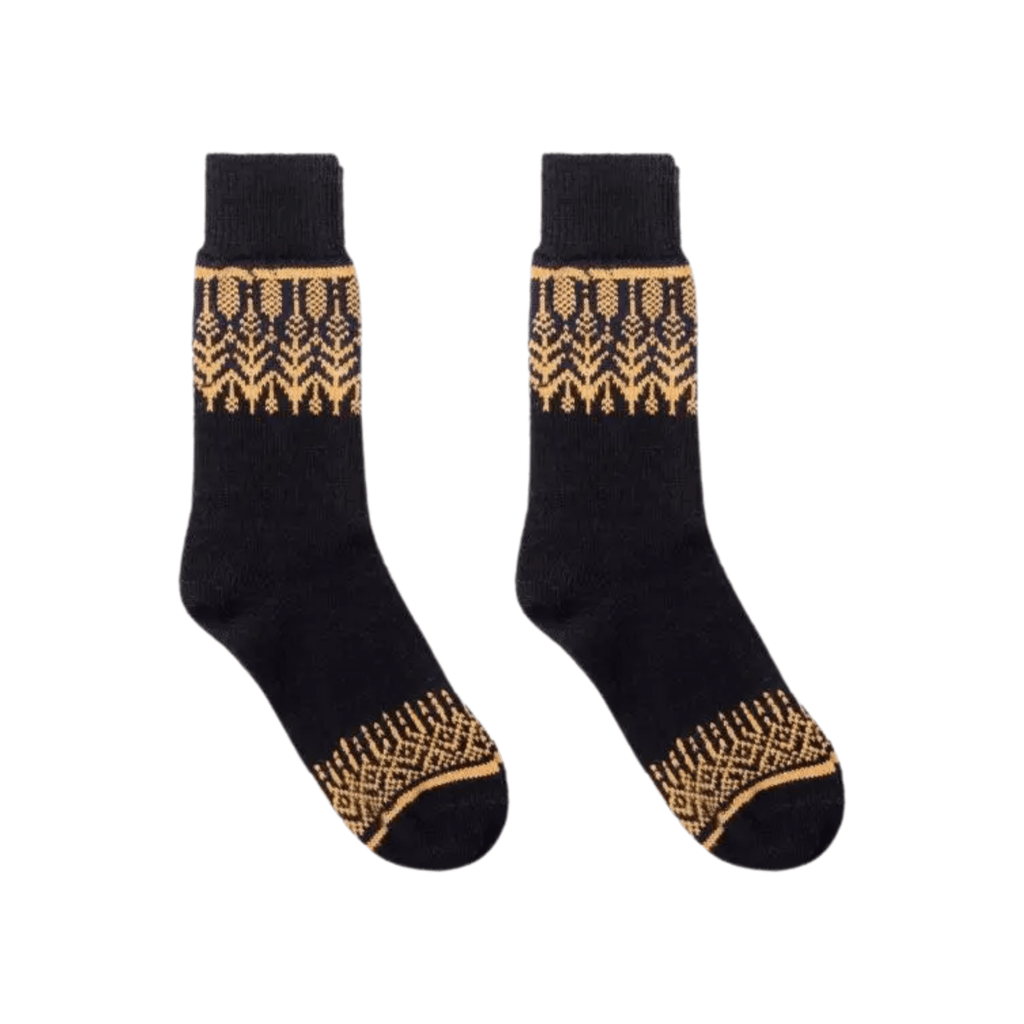 Nordic Wools Socks, Yule Black