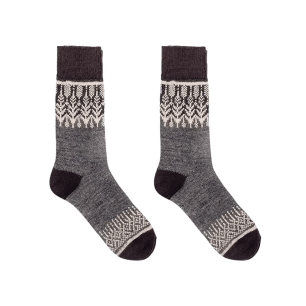 Nordic Wools Socks, Yule Charcoal
