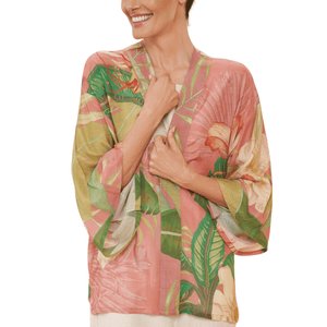 Powder Design Jacket, Delicate Tropical in Candy