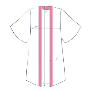 Powder Design Robe, Mustard Blooms