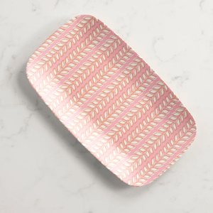 Shiraleah Primavera Serving Platter, Pink