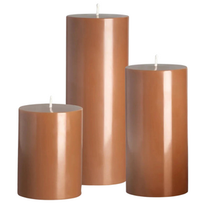 Prime Pillar Candle, Toffee