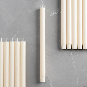 Prime Taper Candles, Set of 6 Ivory