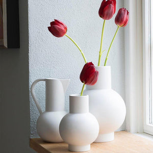 Raawii Strøm Vase, Vaporous Grey