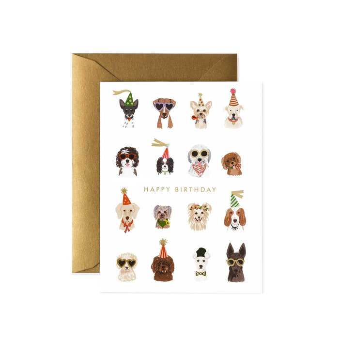 Rifle Paper Co. Party Pups Birthday Card
