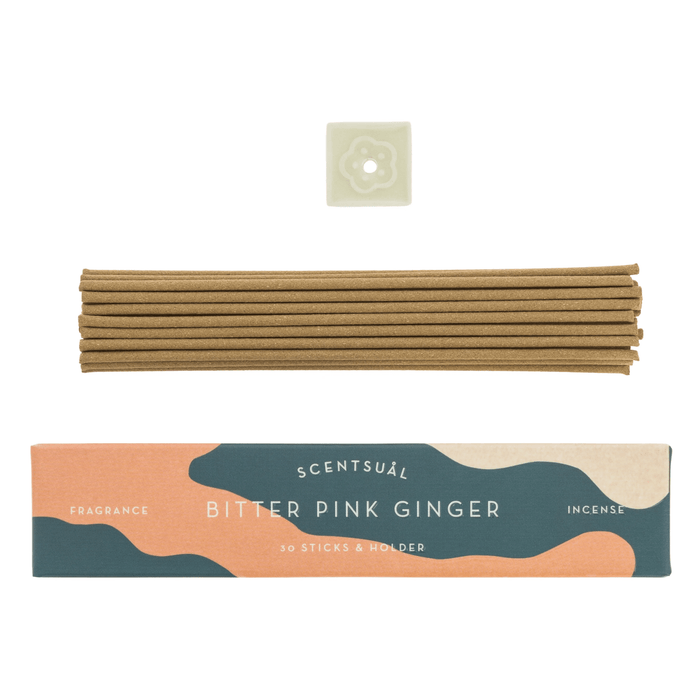 Scentsual Japanese Incense, Bitter Pink Ginger