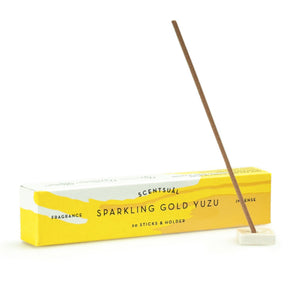 Scentsual Japanese Incense, Sparkling Gold Yuzu
