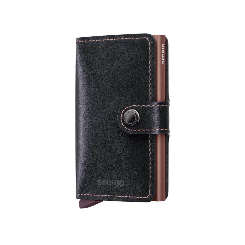 Secrid MiniWallet, Mirum Plant-Based Black-Rose