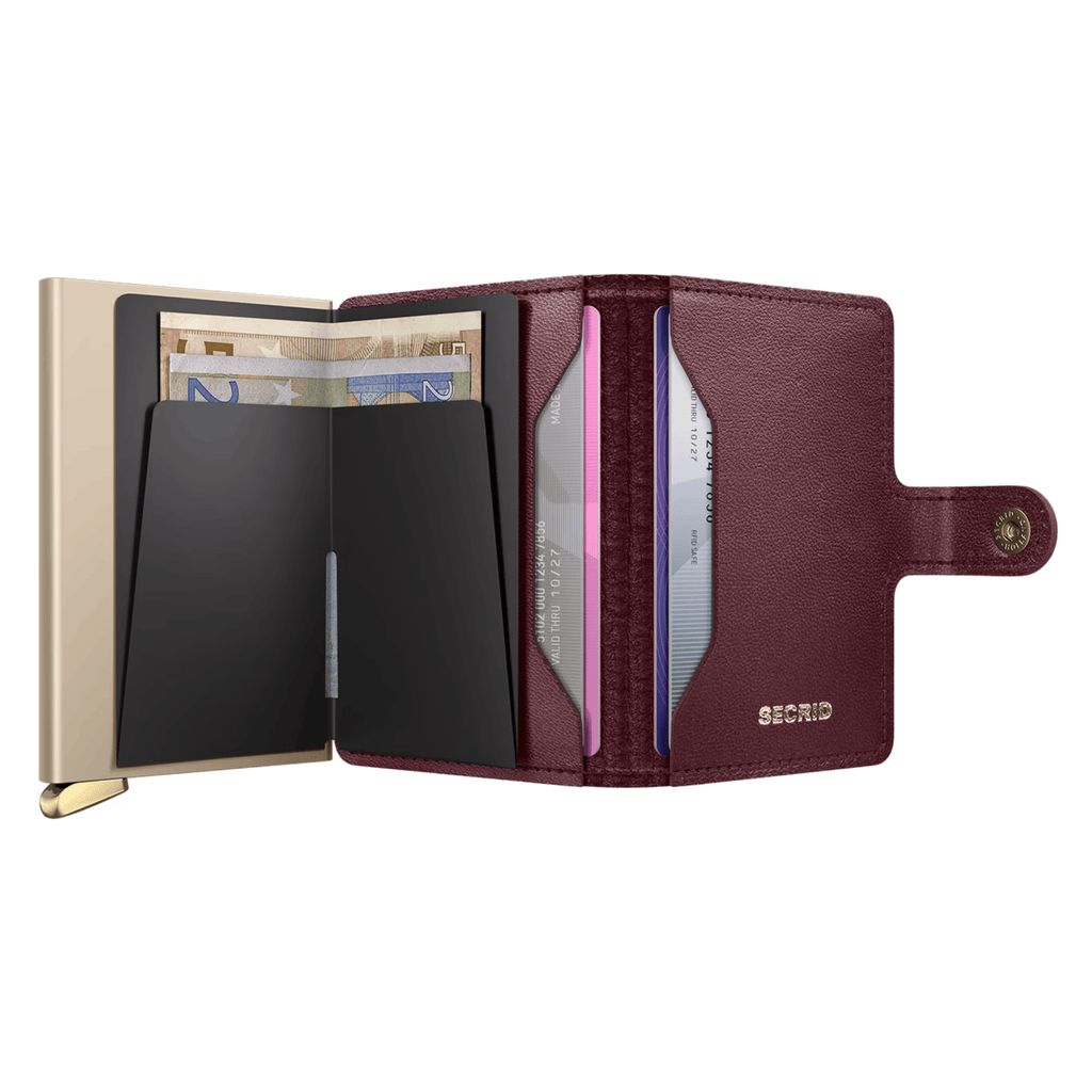 Secrid Premium MiniWallet, Emboss Diamond Bordeaux