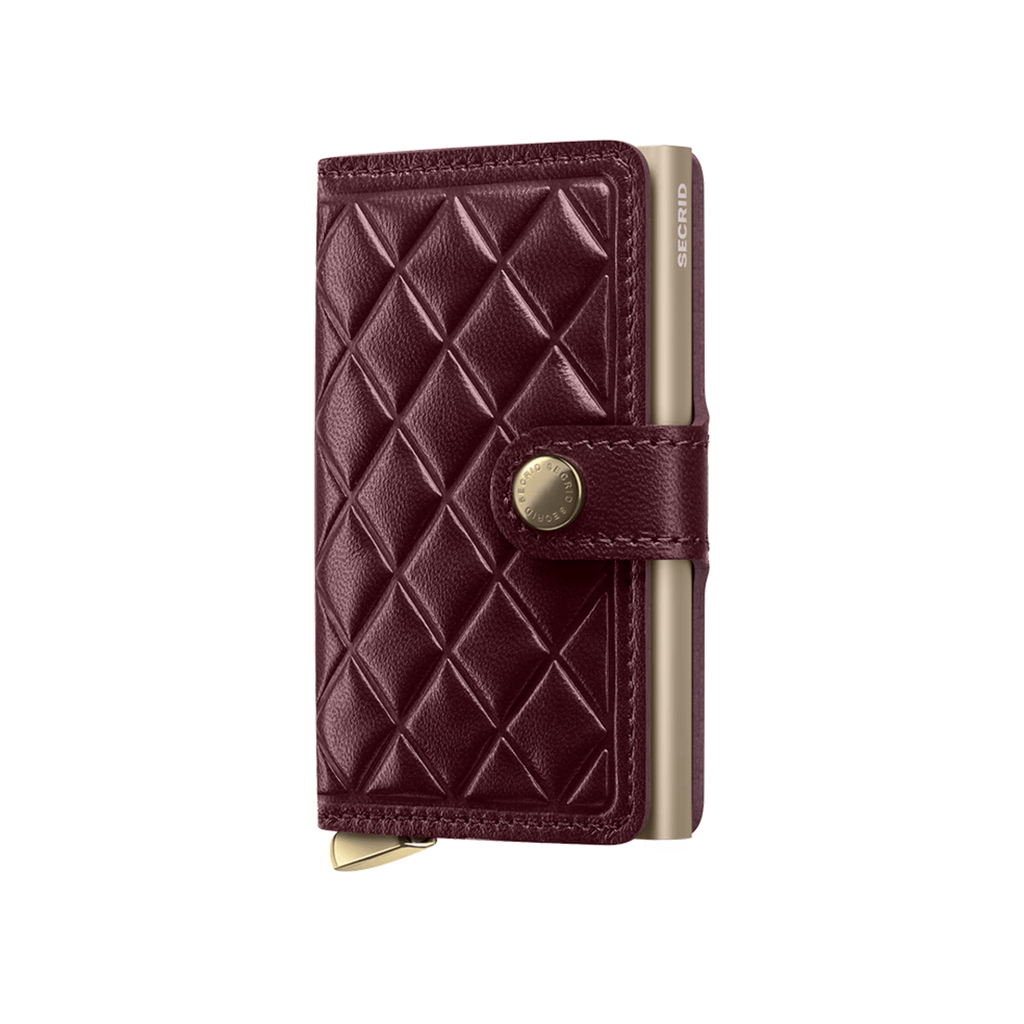 Secrid Premium MiniWallet, Emboss Diamond Bordeaux