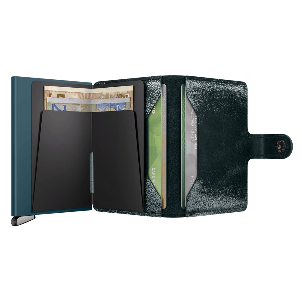 Secrid Premium MiniWallet, Naplak Bottle Green
