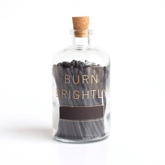 Skeem Design Apothecary Match Bottle, Burn Brightly
