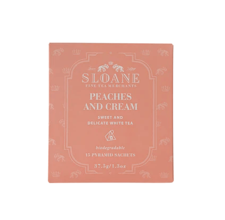 Sloane Tea, Peaches and Cream Sachets