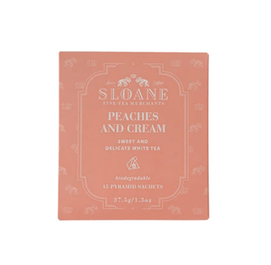 Sloane Tea, Peaches and Cream Sachets