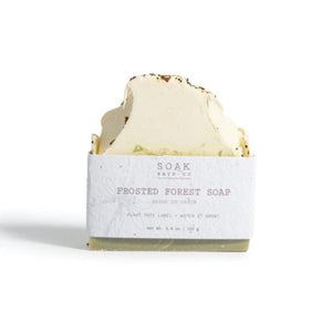 SOAK Bath Co Soap Bar, Frosted Forest Bar