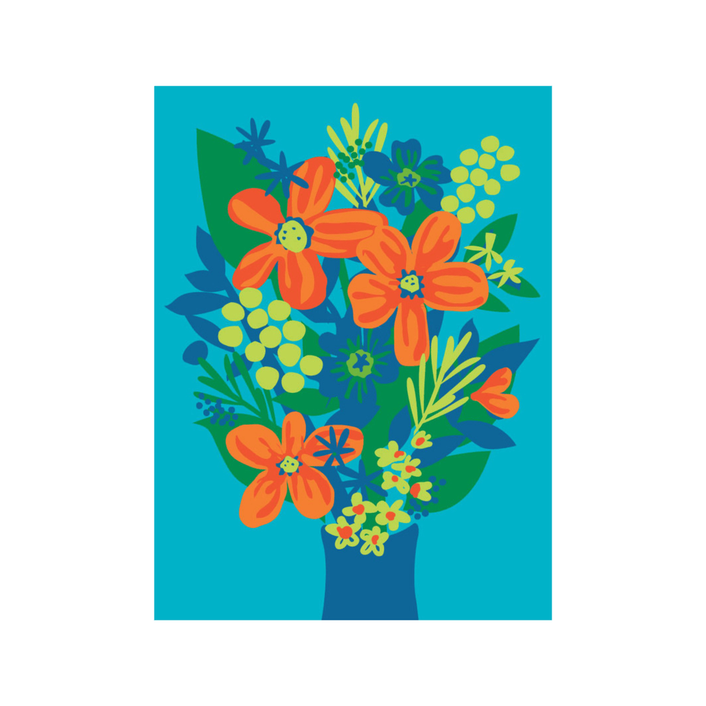 Spring Bouquet Card