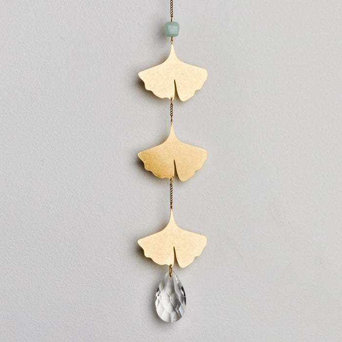 Scout Suncatcher, Botanical Leaf|Amazonite