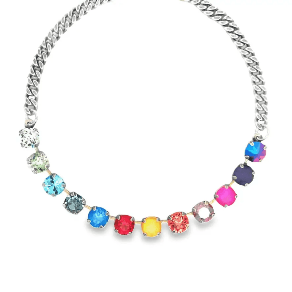 Tova Necklace, Mini Oakland Watermelon Rainbow