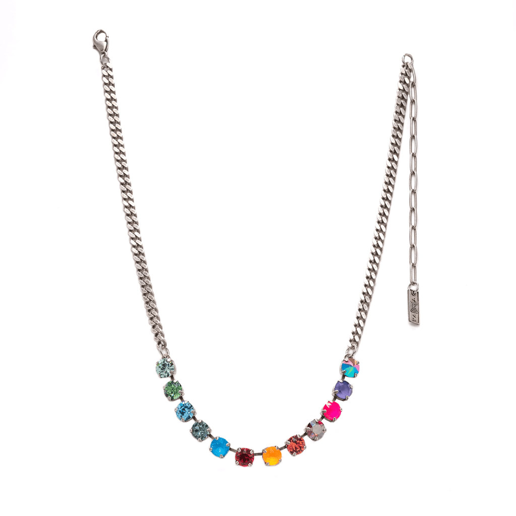 Tova Necklace, Mini Oakland Watermelon Rainbow