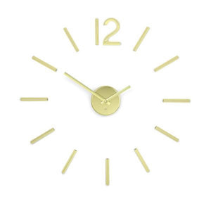 Umbra Blink Clock Brass