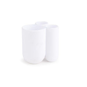 Umbra Touch Collection, White Toothbrush Holder