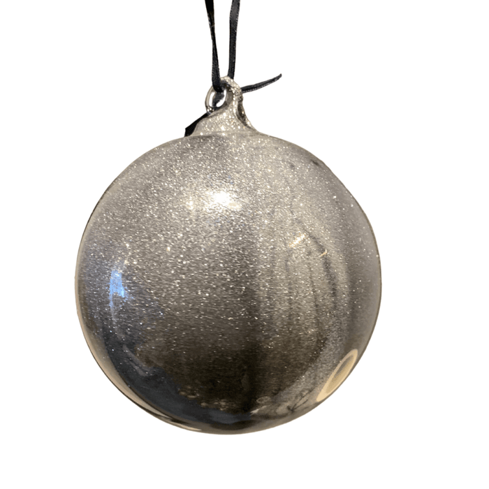 Utopia Silver Glitter Ornament