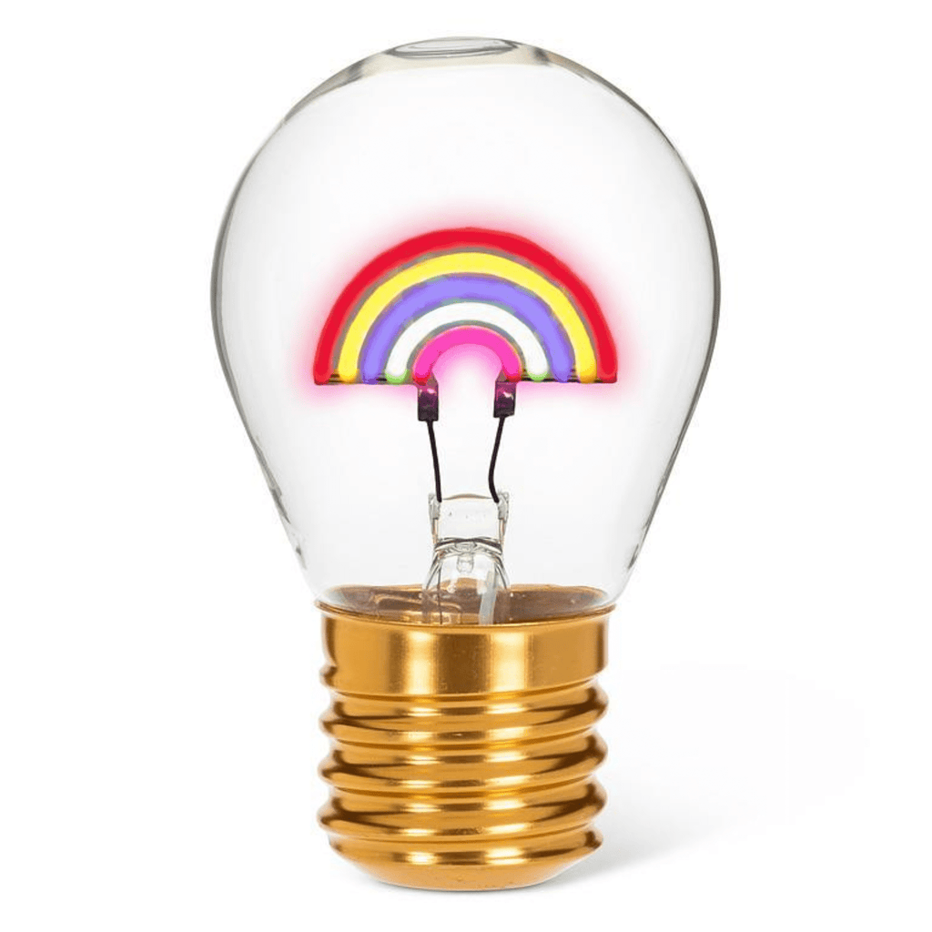 Volt Neon LED Lightbulb Rainbow