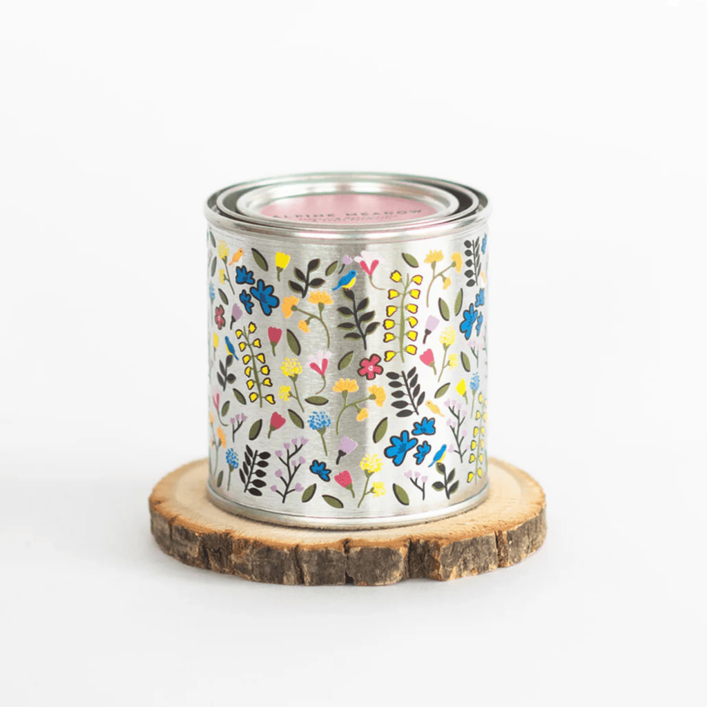 Weekday Candles Paint Tin, Alpine Meadow