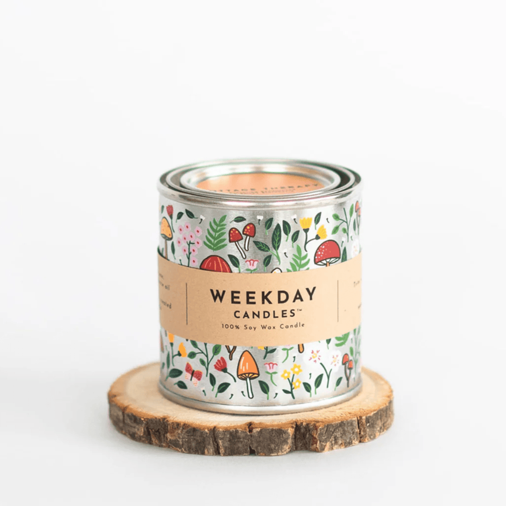 Weekday Candles Paint Tin, Cottage Therapy