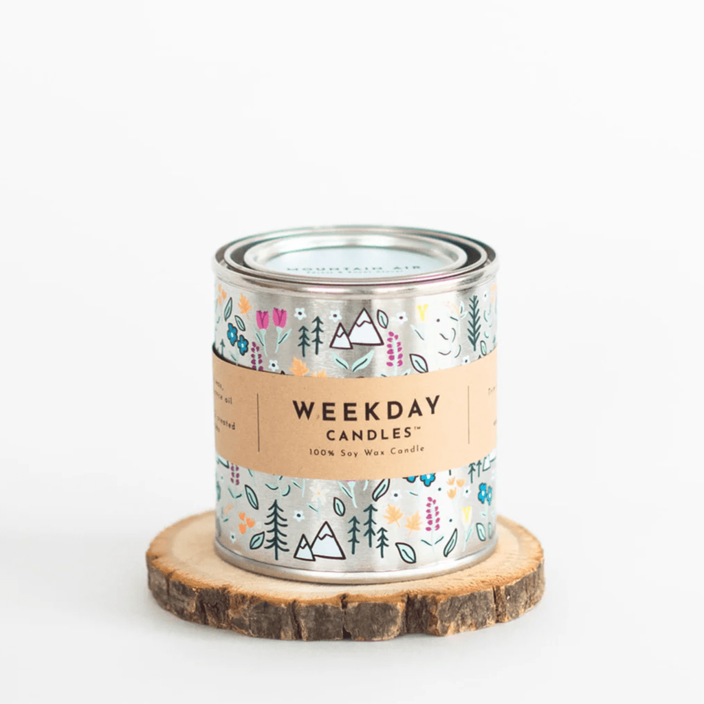 Weekday Candles Paint Tin, Mountain Air