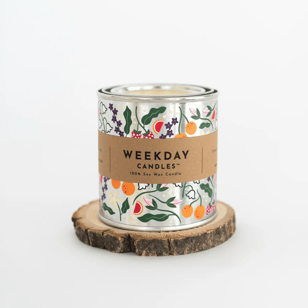 Weekday Candles Paint Tin, Zen