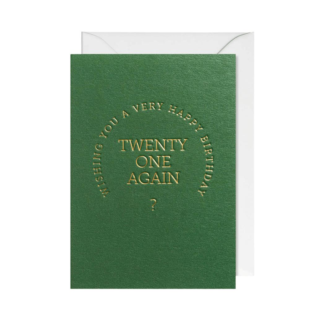 Wishing You A Very Happy Birthday - 21 Again? Card