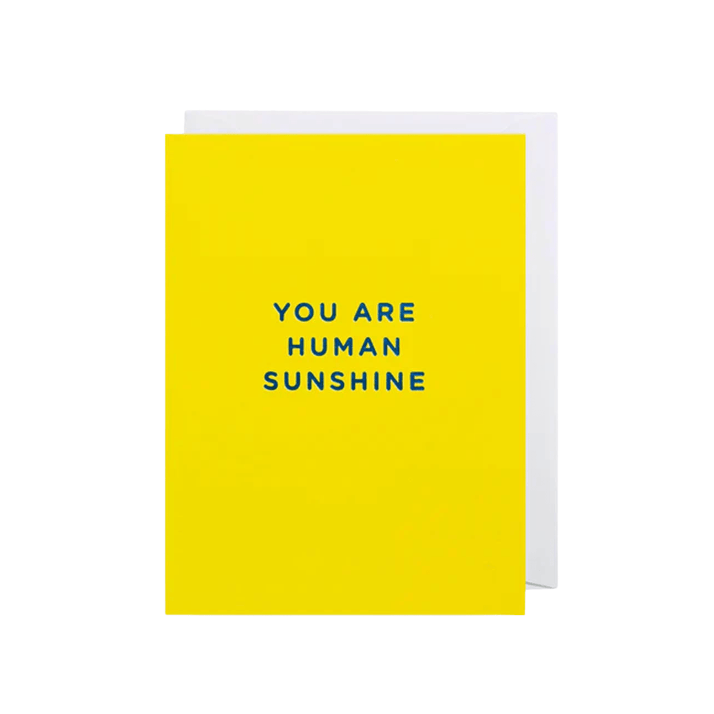 You Are Human Sunshine Mini Card