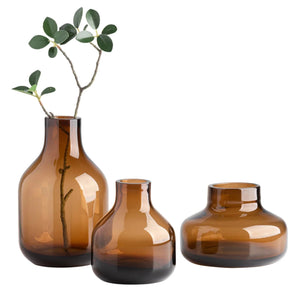 Beau Brown Bottle Vase