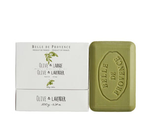 Belle de Provence Bar Soap, Olive & Lavender